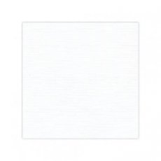 25 x Wit Linnen Oplegkaart Vierkant Layered Cards 12,8 x 12,8 cm