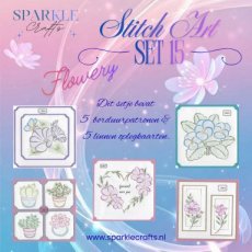 Stitch Art - Set 15 Flowery